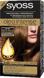 Barva za lase Syoss, Oleo Intense, sladko rjava, 5-86